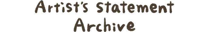 Artist’s statement