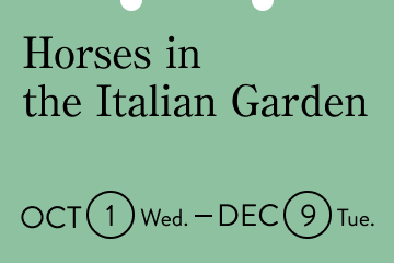 Horses in the Italiaan Garden