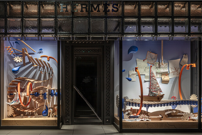 Wave Machine | LA LANTERNE D'HERMÈS À GINZA